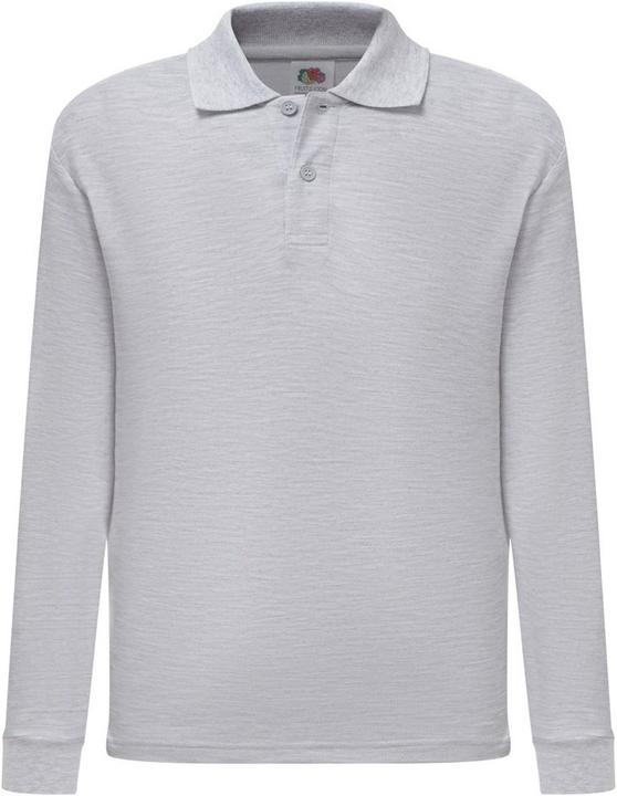 Produktbild Fruit of the Loom Langarm Pique Polo Shirt (140)