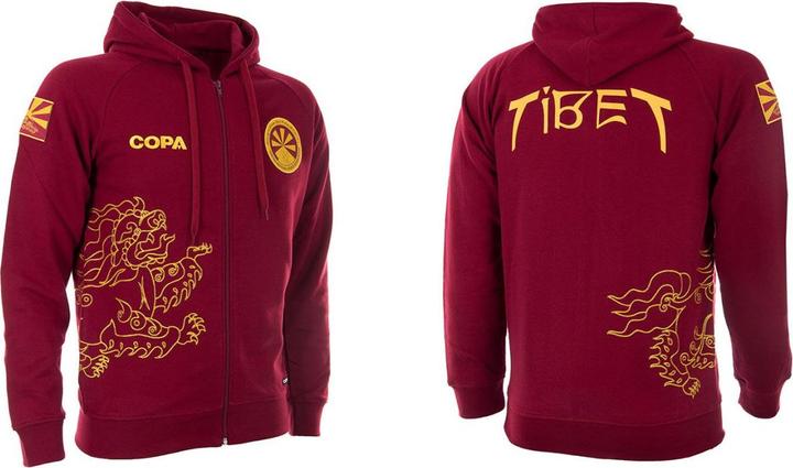 Image du produit Copa Football Tibet Hoodie / Sweat à capuche tibétain avec fermeture éclair (S)