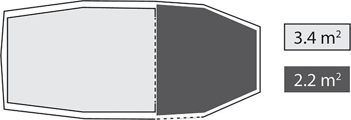 Actual product image Robens Voyager 3 Exp (Dome tent, 3.80 kg, 3 persons)