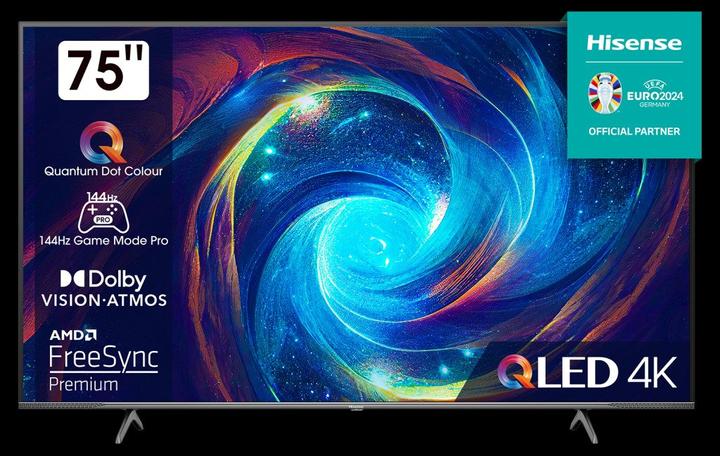 Produktbild Hisense Qled Fernseher UHD 75e7kq Pro (75", E7K, QLED, 4K)