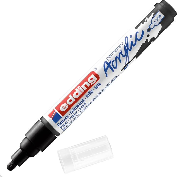 Produktbild Edding Acrylmarker 5100 Medium (Tiefschwarz, 3 mm, 1 x)