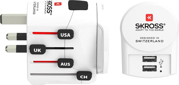 Produktbild Skross Weltreiseadapter PRO+ 2x USB