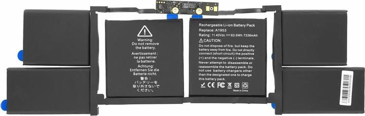 OEM Battery for Macbook Pro 15 inch Retina (2017/2018) (A1953,A1990) (1 Zellen)
