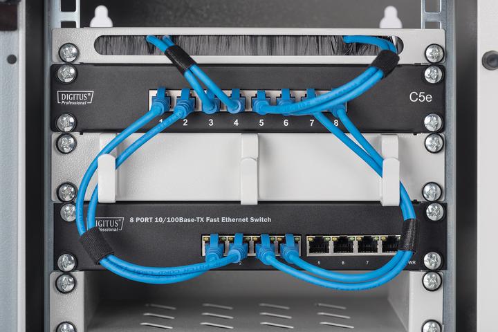 Produktbild Digitus RackRAL 7035 DN-10 05-U (6 HE, 10 Zoll Rack)