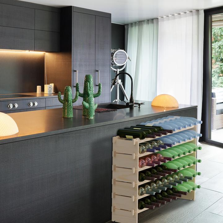 Image du produit Relaxdays Weinregal (103 x 25 x 120 cm)