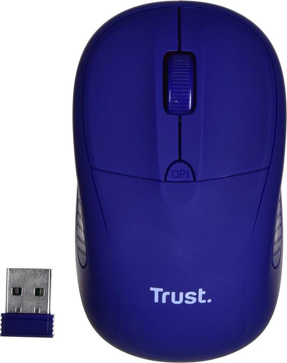Produktbild Trust Primo Wireless Mouse Matt Blue (Kabellos)