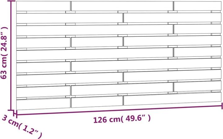 Produktbild VidaXL Oksiutka (126 x 3 x 91.5 cm)