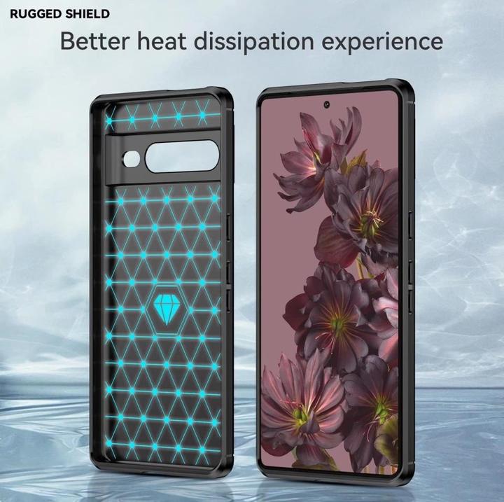 Image du produit Screenguard Google Pixel 7 Pro Cover Carbon Brushed Soft TPU (Google Pixel 7 Pro)