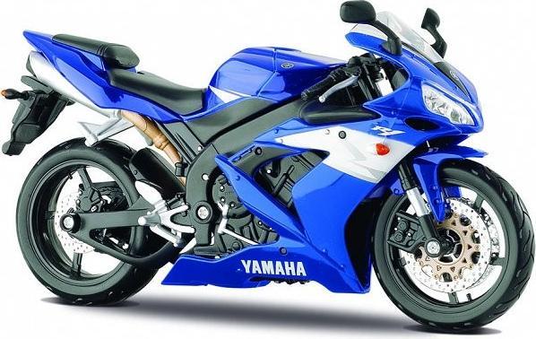 Actual product image Maisto Yamaha YZF-R1 1/12 motorbike