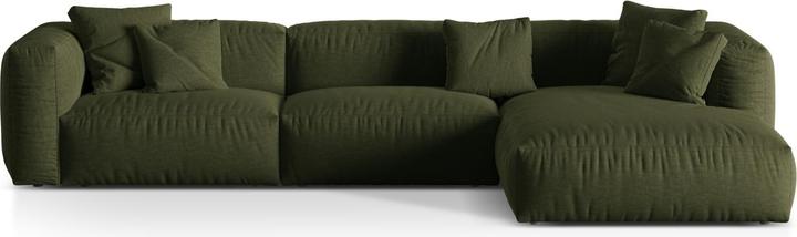 Image du produit Micadoni Canapé D'Angle Droit Modulaire, "Martina", 3 Places, 332x176x75 Fabriqué en Europe (Canapé d'angle)