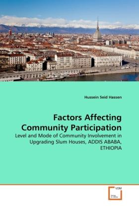 Actual product image Factors Affecting Community Participation (Hussein Seid Hassen, 2011)