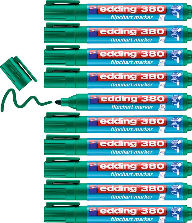 Actual product image Edding Flipchart Marker 380 (Green, 1.50 mm, 1 x)