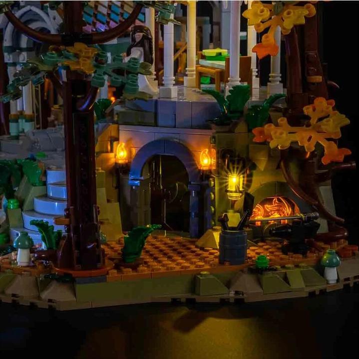 Produktbild Light my bricks LED Licht Set für LEGO 10316 Der Herr der Ringe - Bruchtal