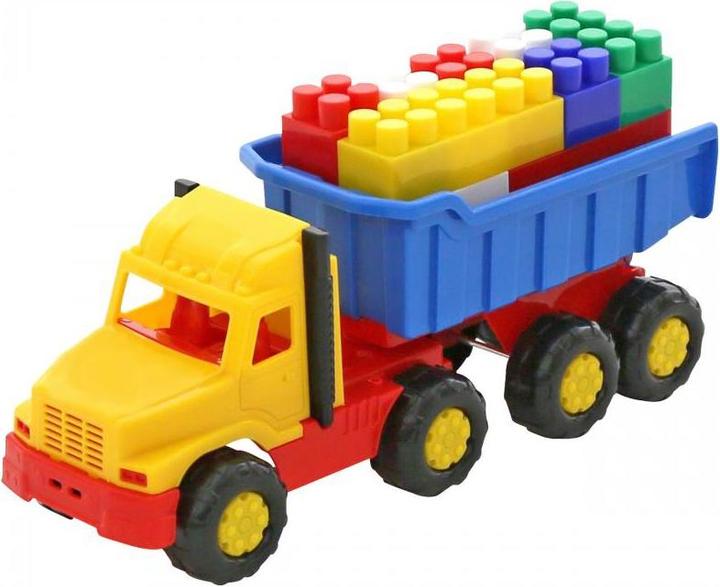 Produktbild Wader Toy truck 30 cm with blocks 17 pcs.