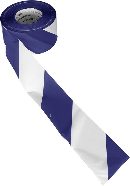Produktbild Rs Pro Polypropylen Trassierband Blau, Weiss Typ, 80mm x 500m (75 mm)