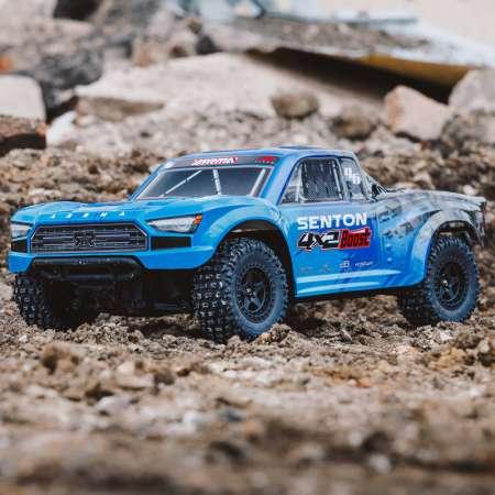 Actual product image Arrma Short Course Truck Senton 4x2 Boost Mega, Blue RTR, 1:10 (RTR Ready-to-Run)