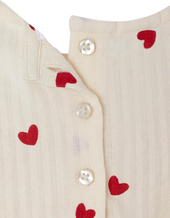 Vertbaudet Mädchen Baby Kleid aus Seersucker
