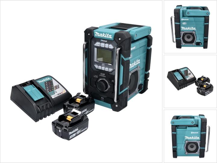 Actual product image Makita DMR 301 RF Rechargeable construction site radio 12 V max. - 18 V DAB / DAB+ / Bluetooth + 2x (AM, FM, DAB+, DAB, Bluetooth)