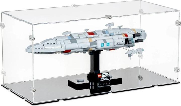 Immagine prodotto iDisplayit Display in acrilico per LEGO® 75405 Star Wars Home One Starcruiser (con fondo nero)