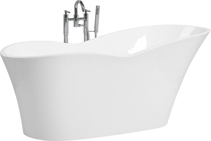Produktbild Beliani Badewanne freistehend weiss 170 x 80 cm DULCINA (243 l, 170 cm, 80 cm)