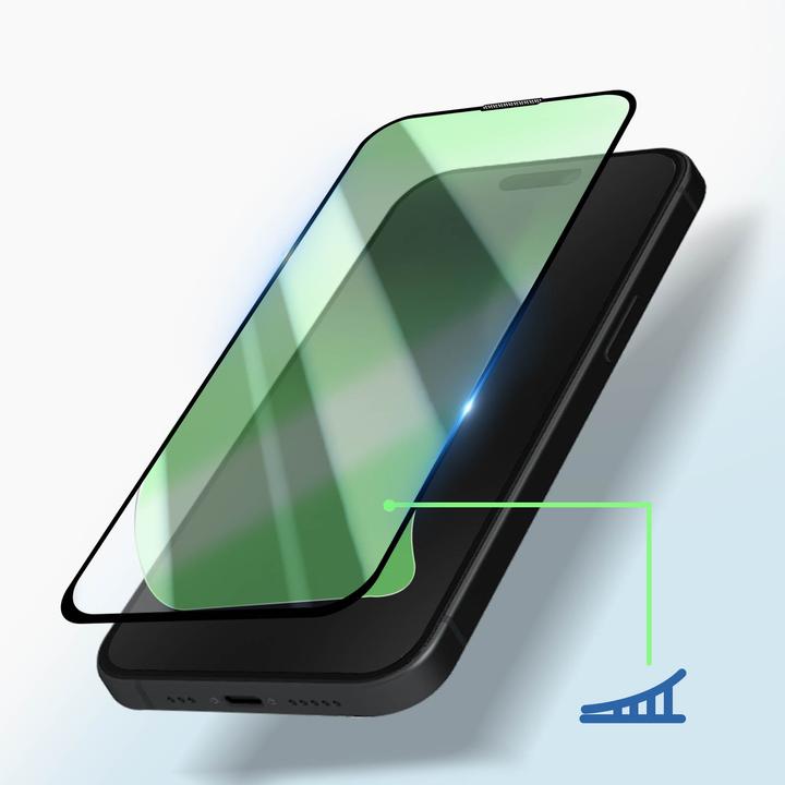 Immagine prodotto Avizar Pellicola protettiva in vetro 9H (1 Pezzo/i, Apple iPhone 15 Plus)