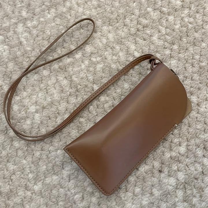 Produktbild Only-Bags.Store PU Leder Brillenetui, verstellbarer Nackenriemen Sonnenbrillenhalter, Mode Accessoire hängende