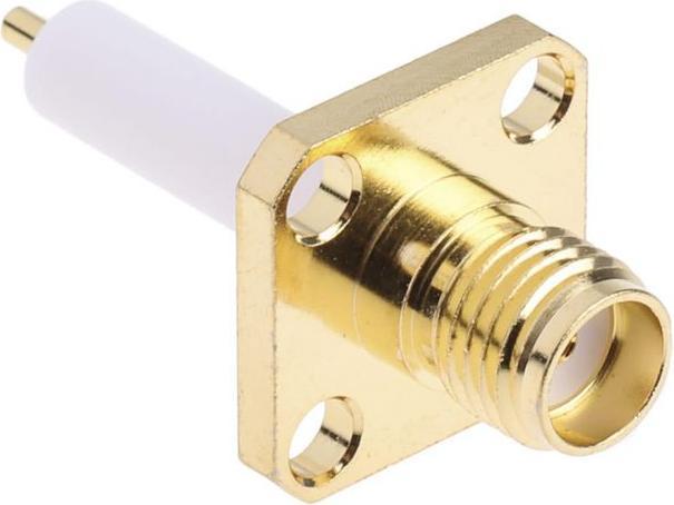 Produktbild Rs Pro Female Koaxialsteckverbinder SMA-Steckverbinder, Flanschmontage, Löt-Anschluss, für RG402/U