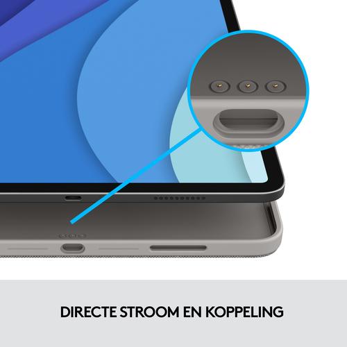 Actual product image Logitech Combo Touch (DE, iPad Pro 12.9 2021 (5th Gen), iPad Pro 12.9 2022 (6th Gen))
