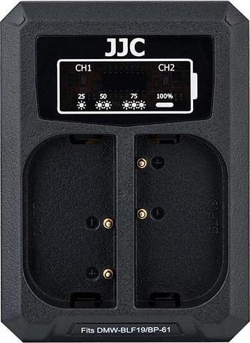 Immagine prodotto JJC Doppio caricatore USB per Panasonic BLF19 / BLK22 (Caricatore)