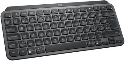 Produktbild Logitech MX Keys Mini for Business, Mini, RF Wireless + Bluetooth, Scherenschlüsselschalter, QWERTY (Eng. Int., Kabellos)