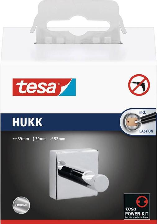 Image du produit tesa 40250-00000-00 hukk crochet adhésif chrome (brillant)