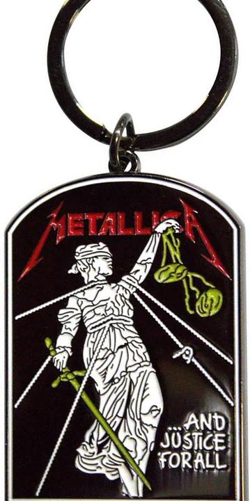 Produktbild Metallica And Justice For All Emaille Schlüsselanhänger Grabstein