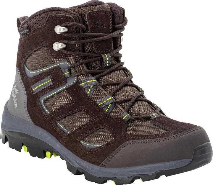 Dark brown / lime