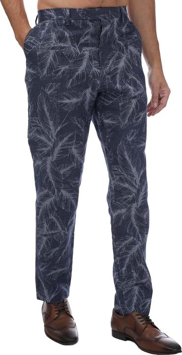 Actual product image Ted Baker Mens Postot Cotton Printed Trousers (38)