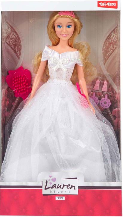 Actual product image Toi-Toys Lauren doll bride 28cm with accessories