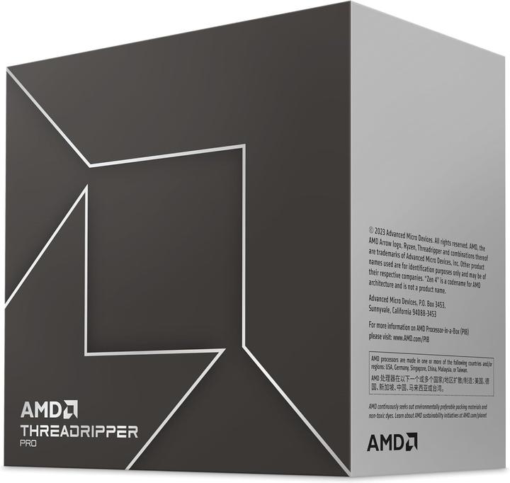 Actual product image AMD Ryzen Threadripper Pro 7995Wx (sTR5, 2.50 GHz, 96 -Core)