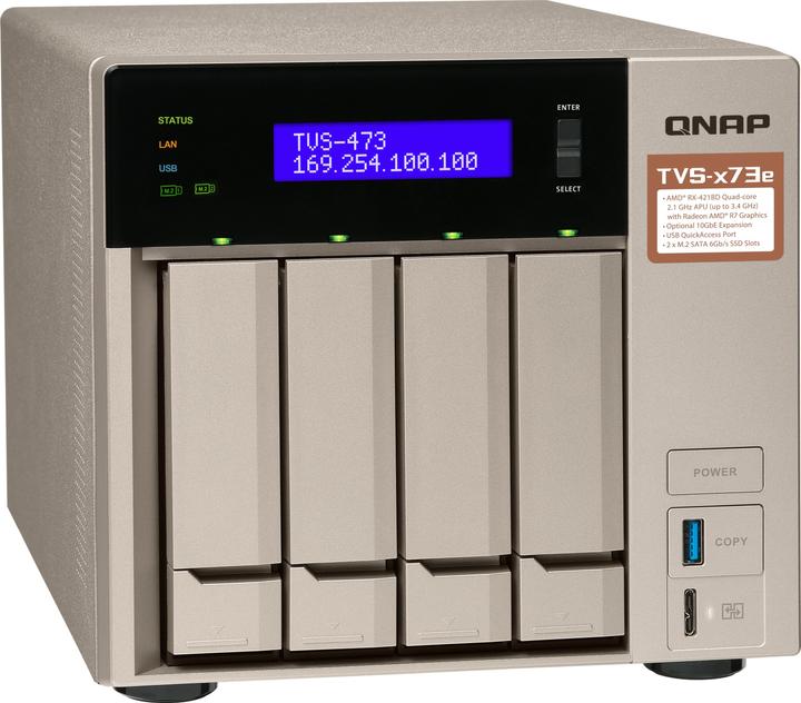 Immagine prodotto QNAP Turbo TVS-473e (0 TB)