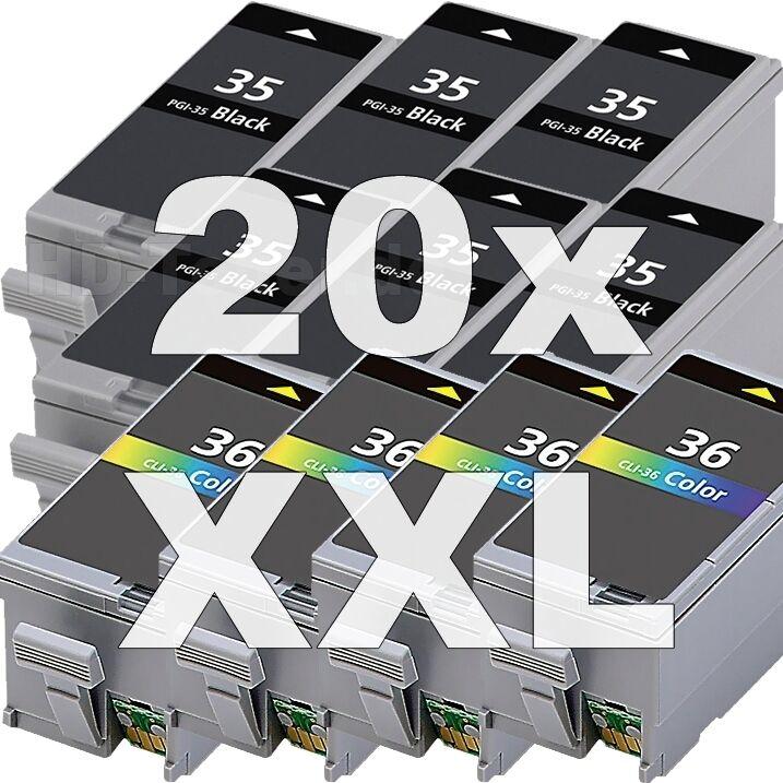 Immagine prodotto Druckfuxx 20x TINTE PATRONEN für CANON PIXMA IP100 IP100P IP100V PORTABLE PGI-35