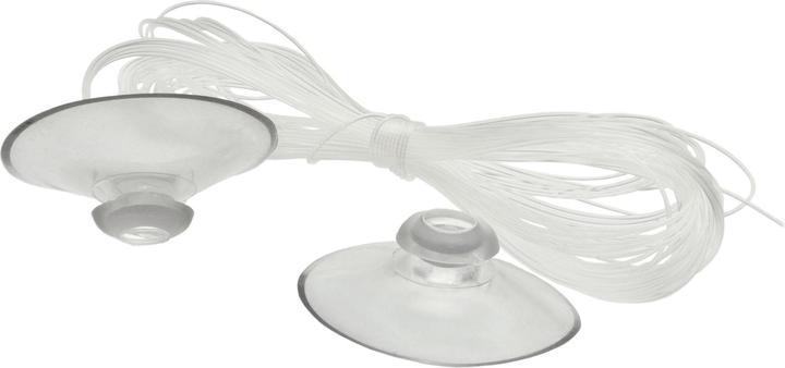 Partydeco Garland ribbon with 6 suction cups and 12 m nylon cord (6 x)