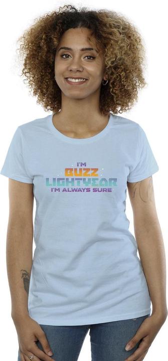 Actual product image Disney Womens/Ladies Lightyear Always Sure Text Cotton T-Shirt (S)