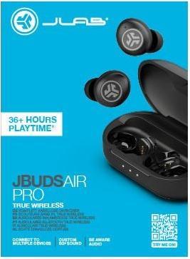 Image du produit JLab Audio JBuds Air Pro (pas de réduction du bruit, 9 h, Sans fil)
