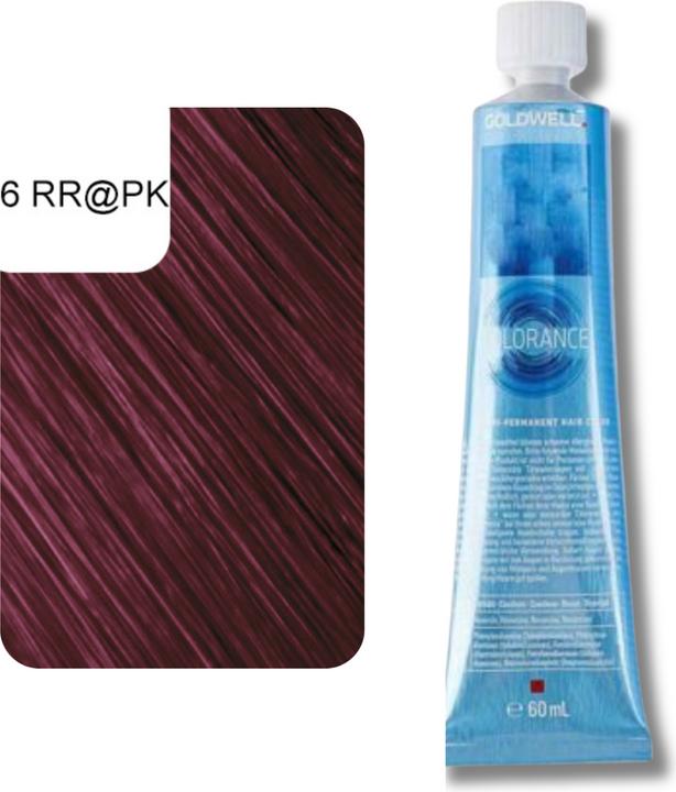 Actual product image Goldwell Colorance Tube Demi-Permanente (6RR@PK Dramatic Red Elumenated Intensive Red)