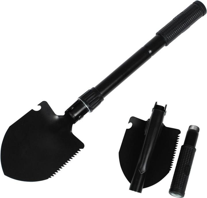 Actual product image König Design Folding Shovel Survival Shovel Camping Spade Portable Shovel Multifunctional