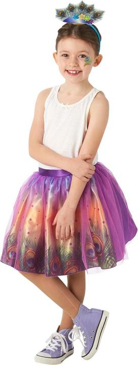 Actual product image Bristol Novelty Childrens/Kids Peacock Tutu Skirt Costume (One size)