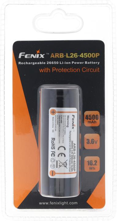 Immagine prodotto Fenix Akku für PD40R Led-Taschenlampe ARB-L26-4500P