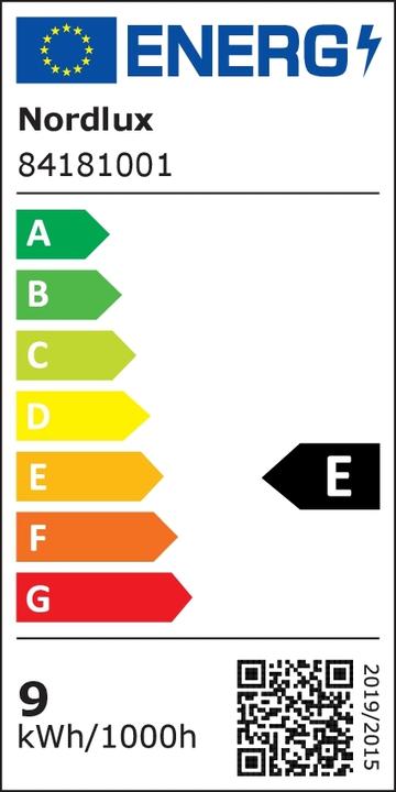 Etichetta energetica Nordlux Applique esterno a LED 6 W caldo (570 lm, IP54)