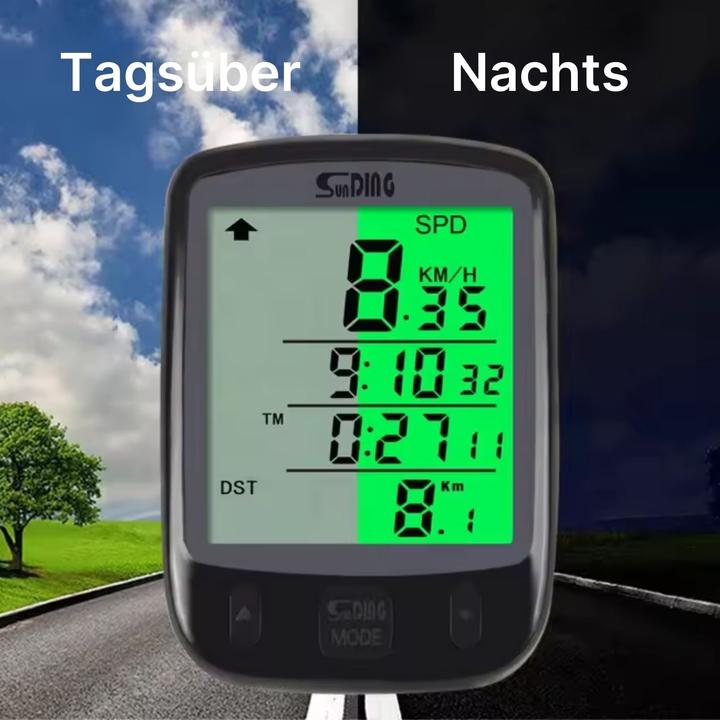 Immagine prodotto Hermex Sunding Velocomputer computer per bici tachimetro per bici computer per bici