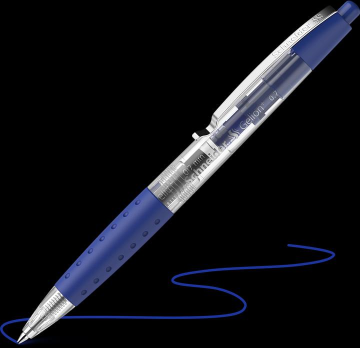 Actual product image Schneider Gel pen Gelion 1 (Transparent, Blue, 1 x)