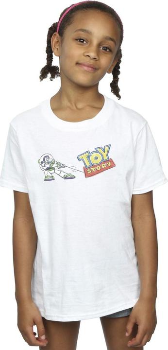 Image du produit Disney - T-shirt TOY STORY BUZZ PULLING LOGO - Fille (128)