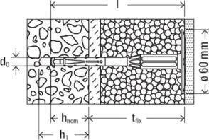 Actual product image Fischer Plaster dowel FIF-CN II 8/260 (100 pcs.)